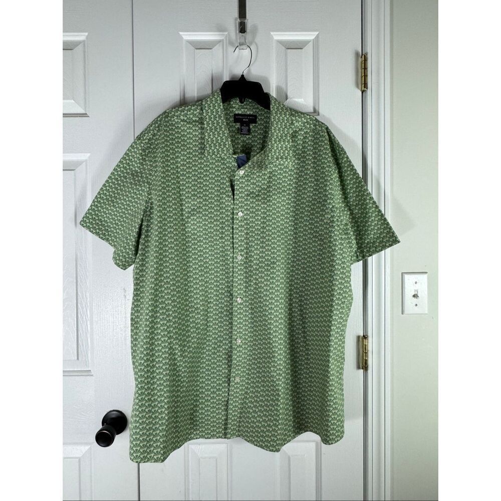 NWOT Shaquille O’Neal Mens Button Front Shirt 3XL